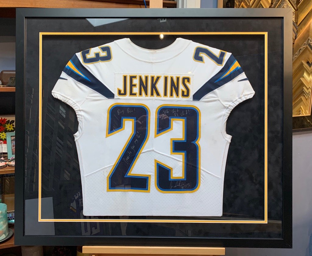 Jersey Only - Framed by Jacquez Art